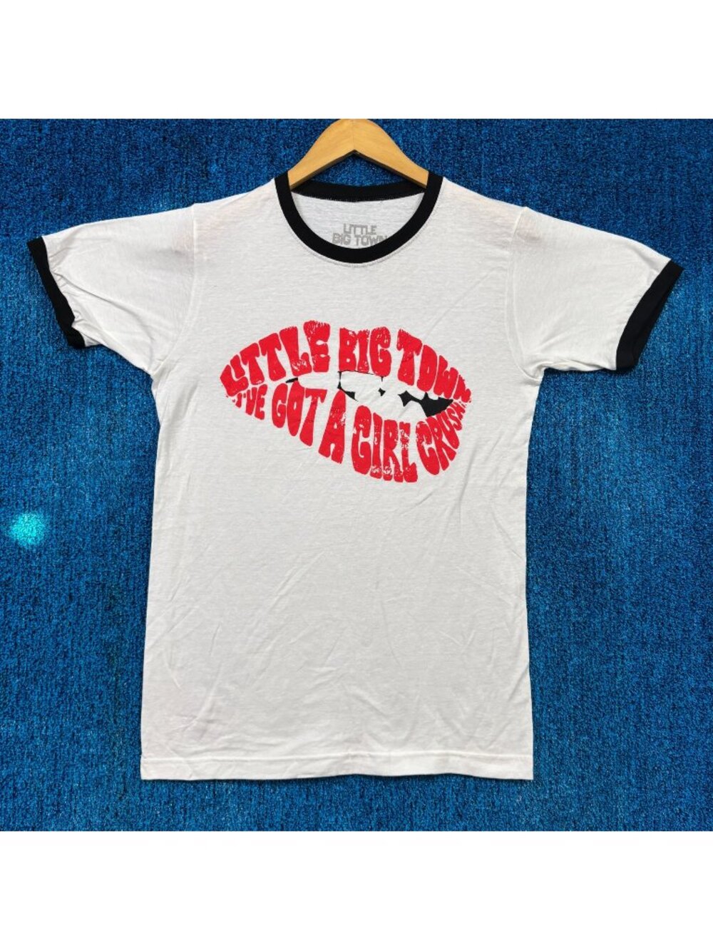 Little Big Town Ive Got A Girl Crush Lip Bite Ringer Tee S
